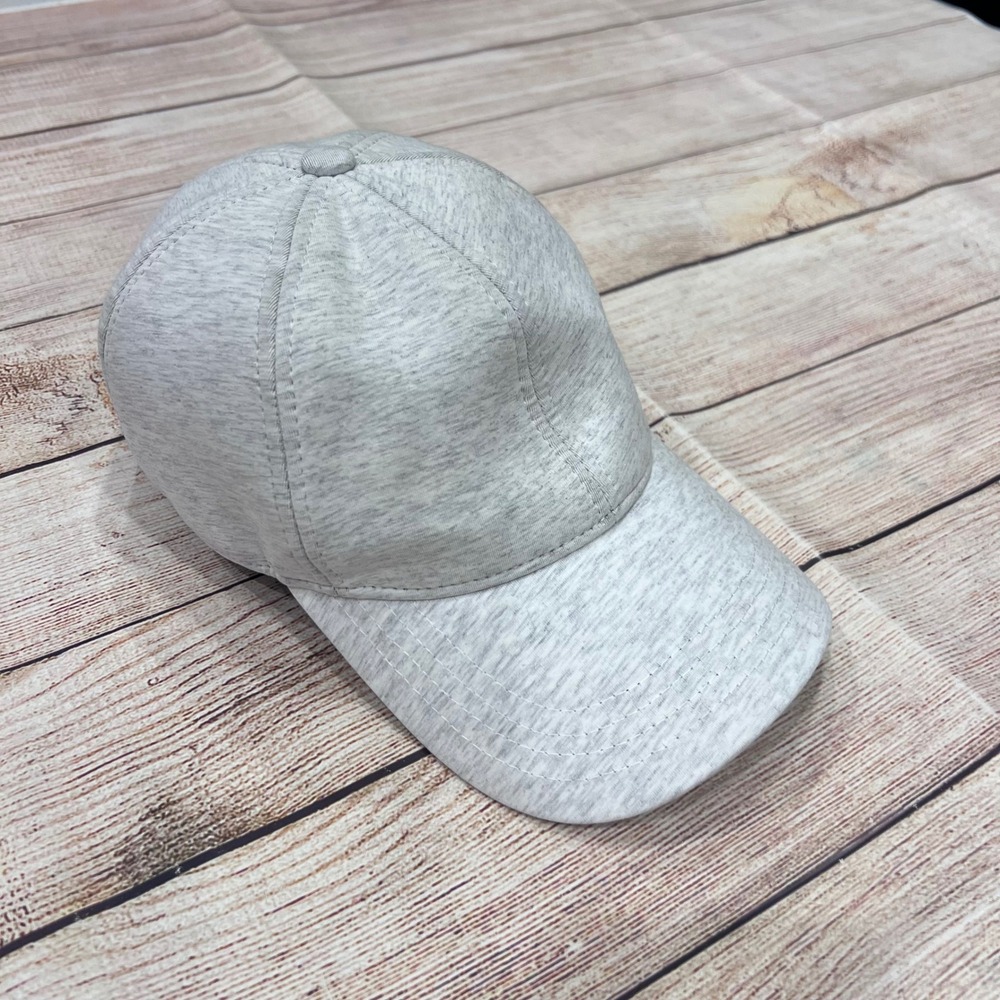 Seed Heritage Womens Light Grey Heathered Jersey Baseball Cap One Size Hat